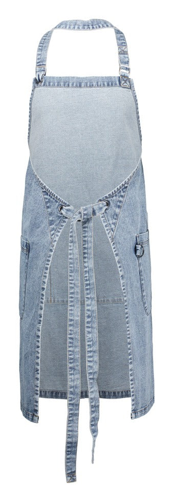 Clout Apron Blue back view