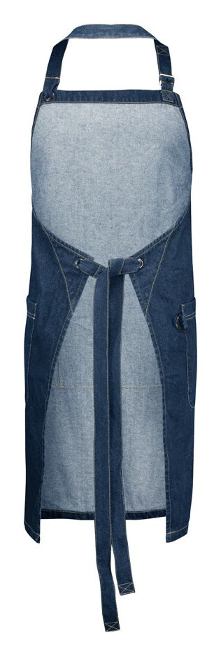 Clout Apron Dark Blue back view