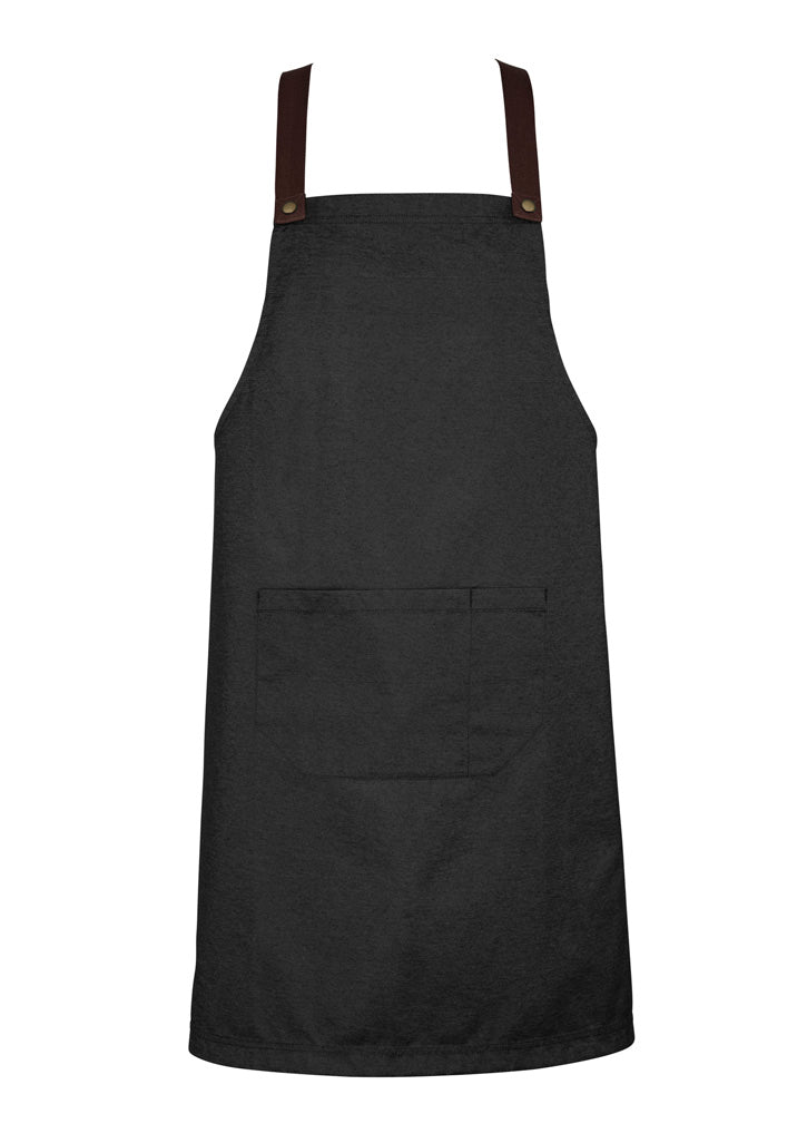 Urban Bib Straps Chocolate back view