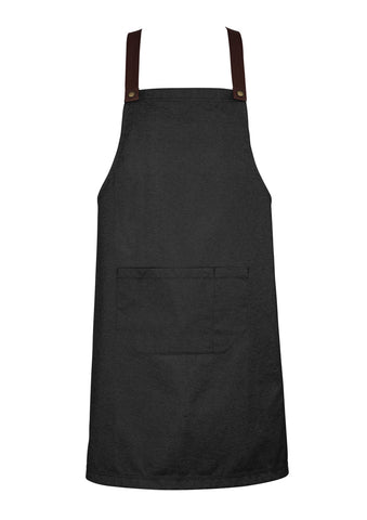 Urban Bib Straps Chocolate back view