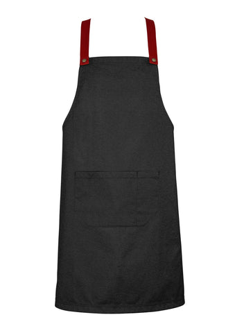 Urban Bib Straps Red back view