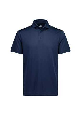 Phoenix Mens Short Sleeve Polo Navy front view