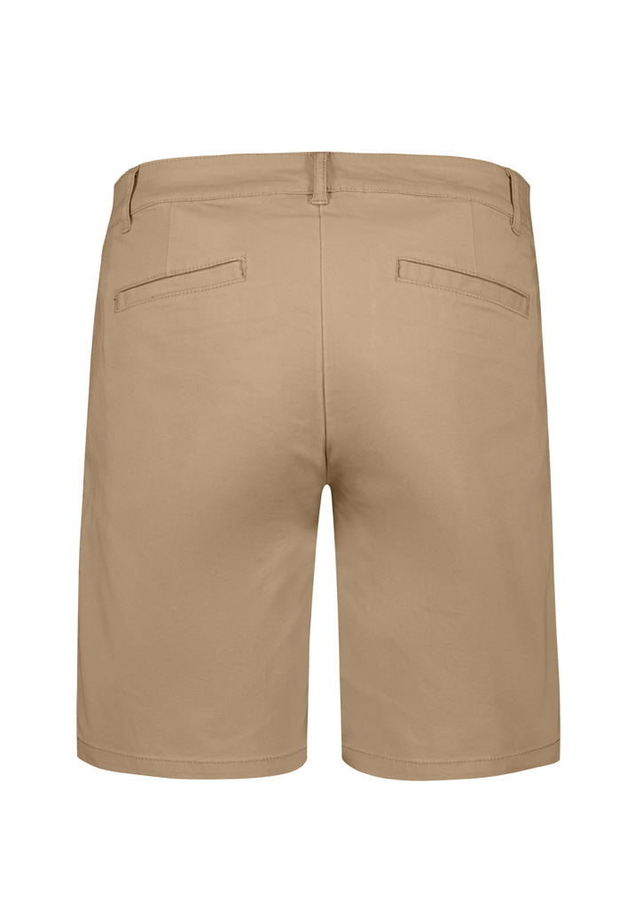 Lawson Womens Chino Short Dark Stone back view
