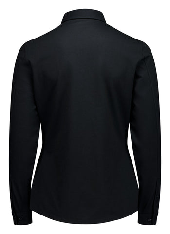 Venture Womens Long Sleeve Shirt Black back view