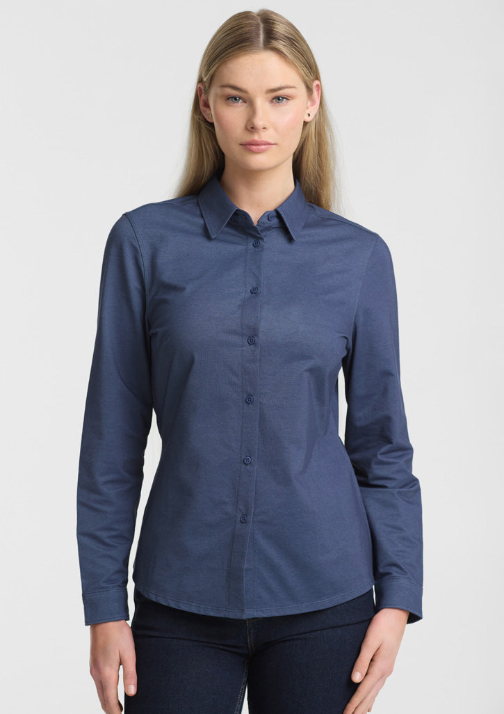 Venture Womens Long Sleeve Shirt-BS2619LL-biz-collection-1