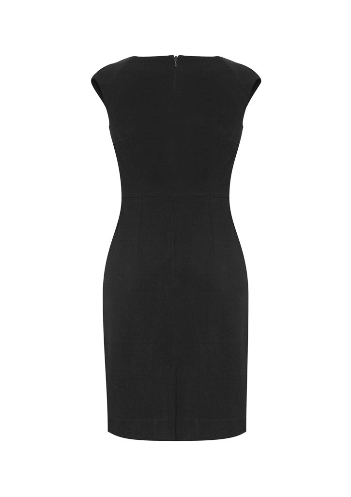 Audrey Womens Dress Black back view