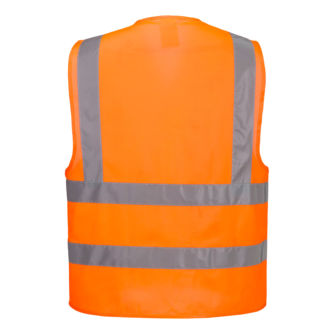 Hi-Vis Two Band and Brace Vest Orange back