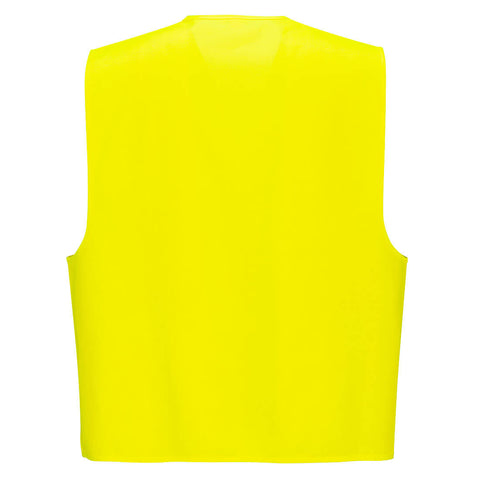 Hi-Vis Day Vest Yellow back