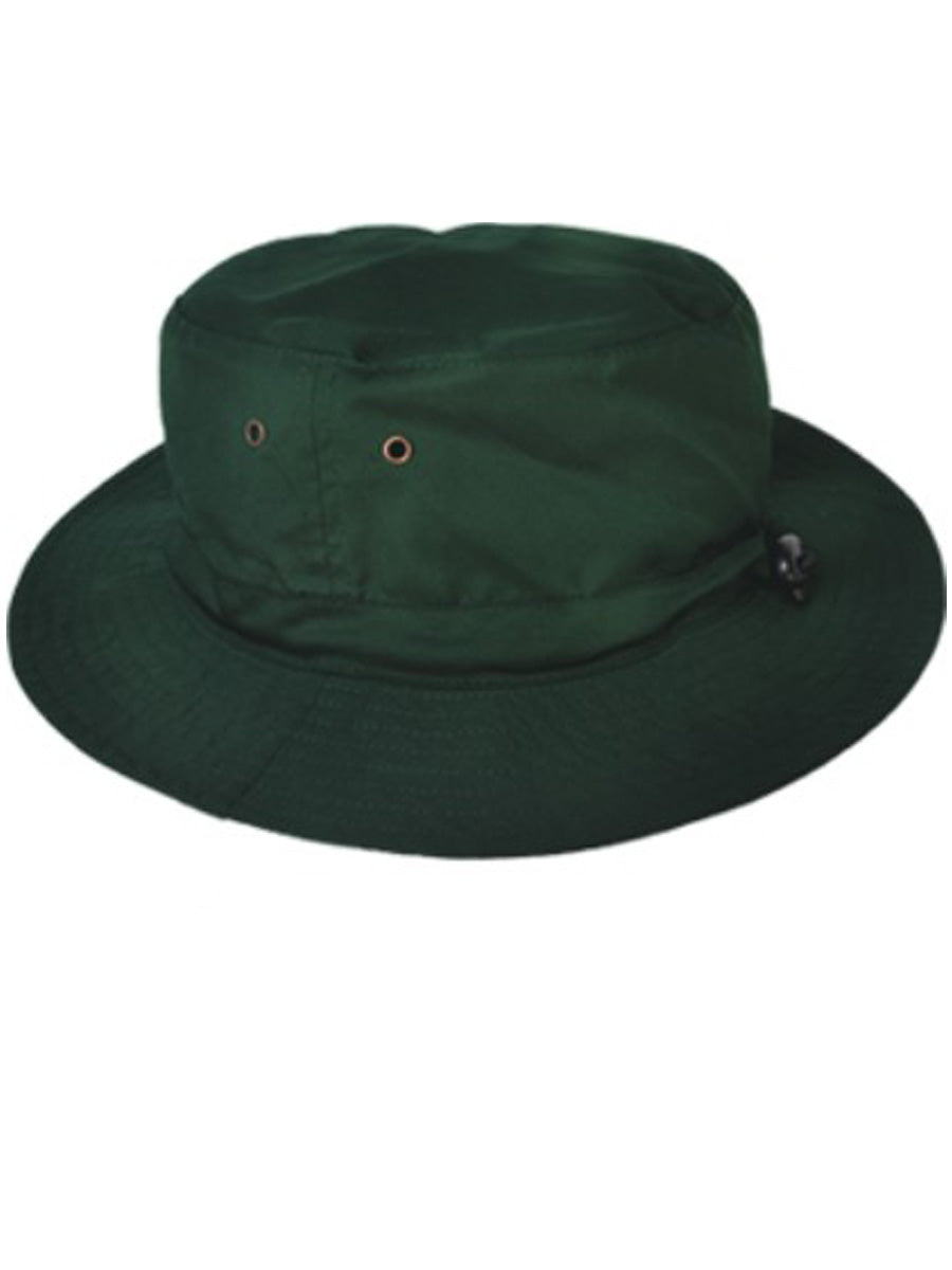 Kids School Bucket Hat in Bottle Green