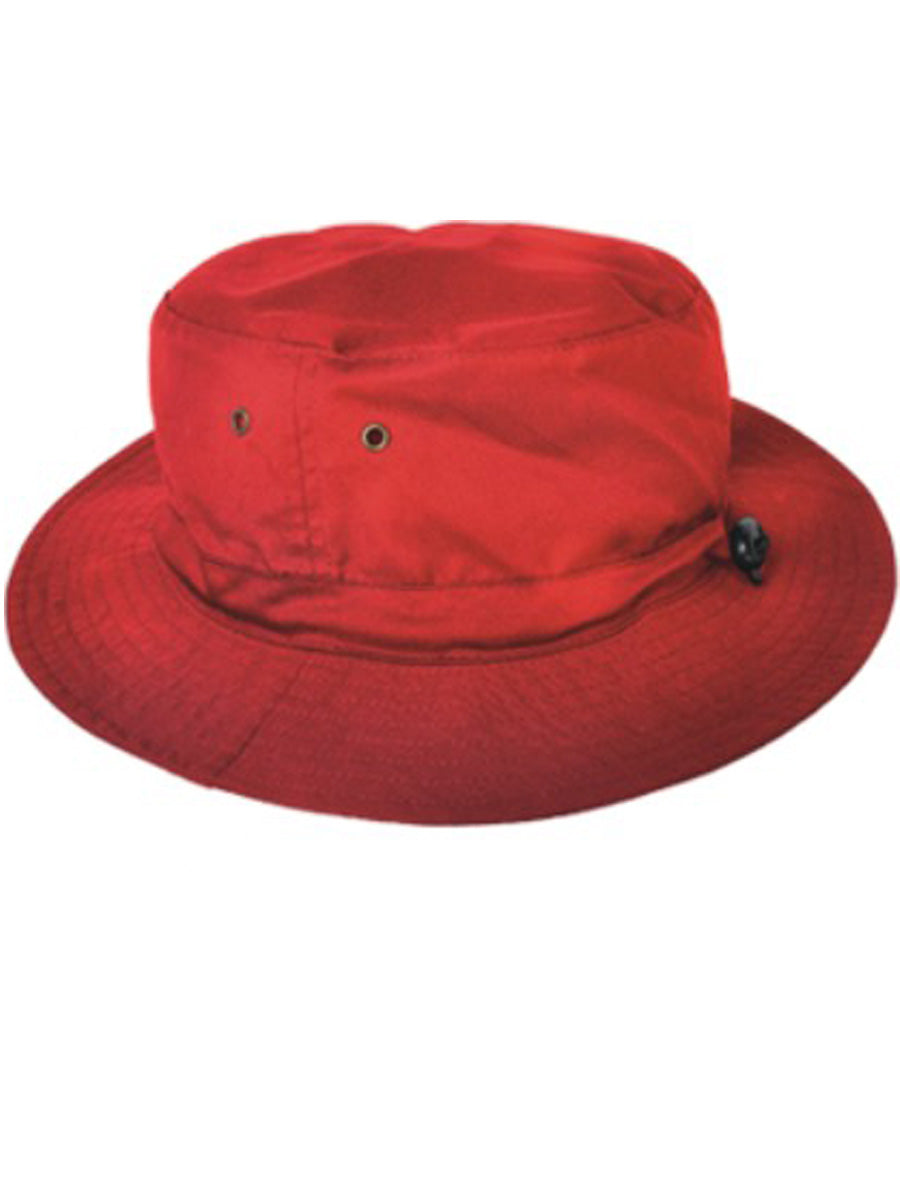Kids School Bucket Hat in Red