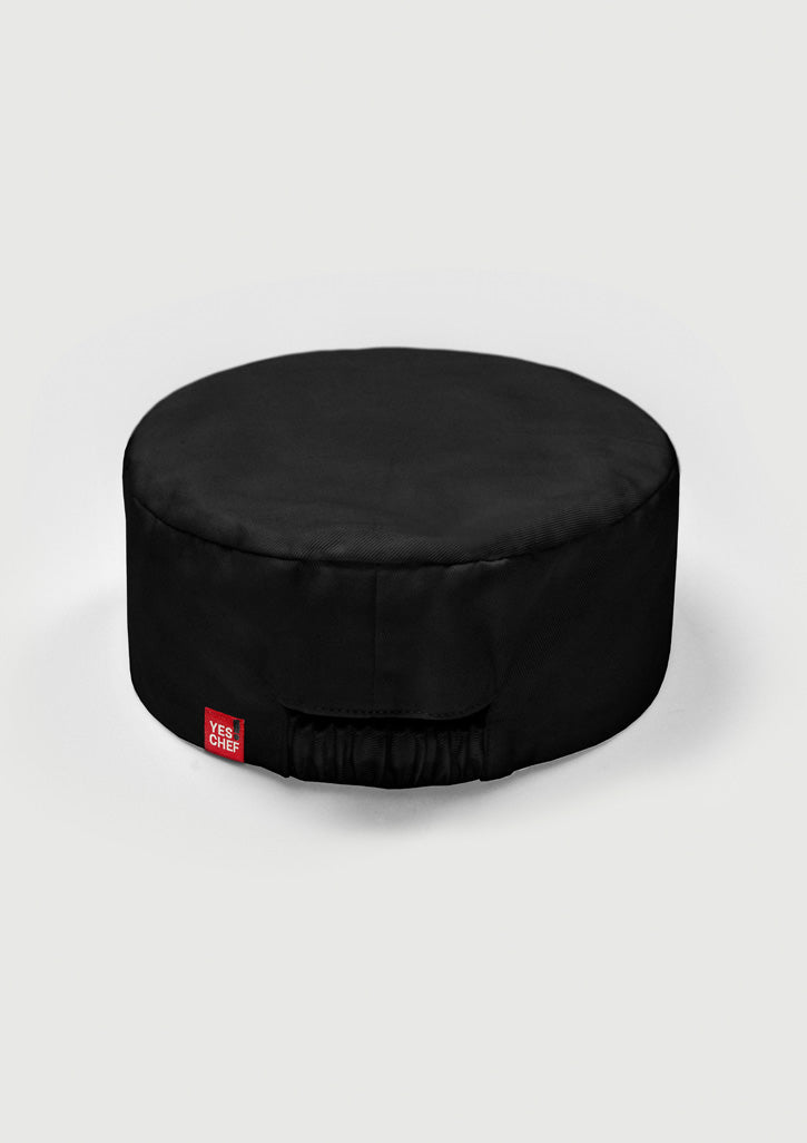 Chef Cap Black back view