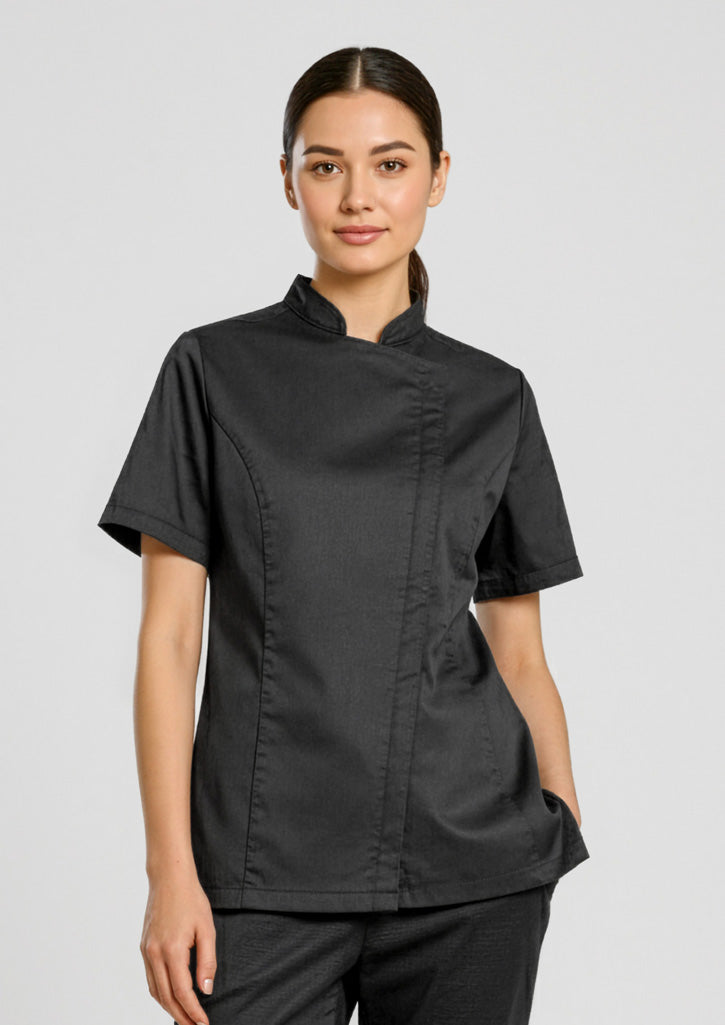 Alfresco Womens Short Sleeve Chef Jacket-CH330LS-biz-collection-1