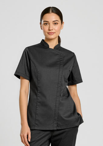Alfresco Womens Short Sleeve Chef Jacket-CH330LS-biz-collection-1