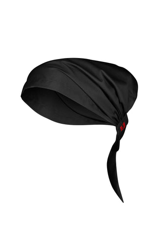 Twist Chef Bandana Black front view