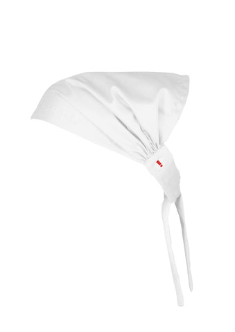 Twist Chef Bandana White back view