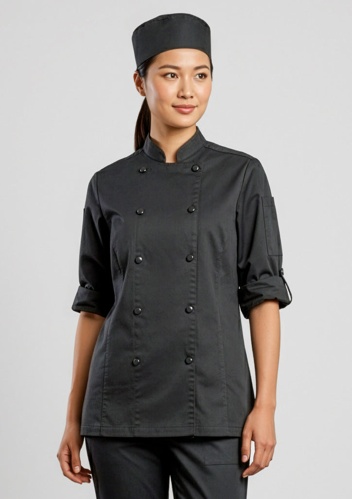Gusto Womens Long Sleeve Chef Jacket-CH430LL-biz-collection-0