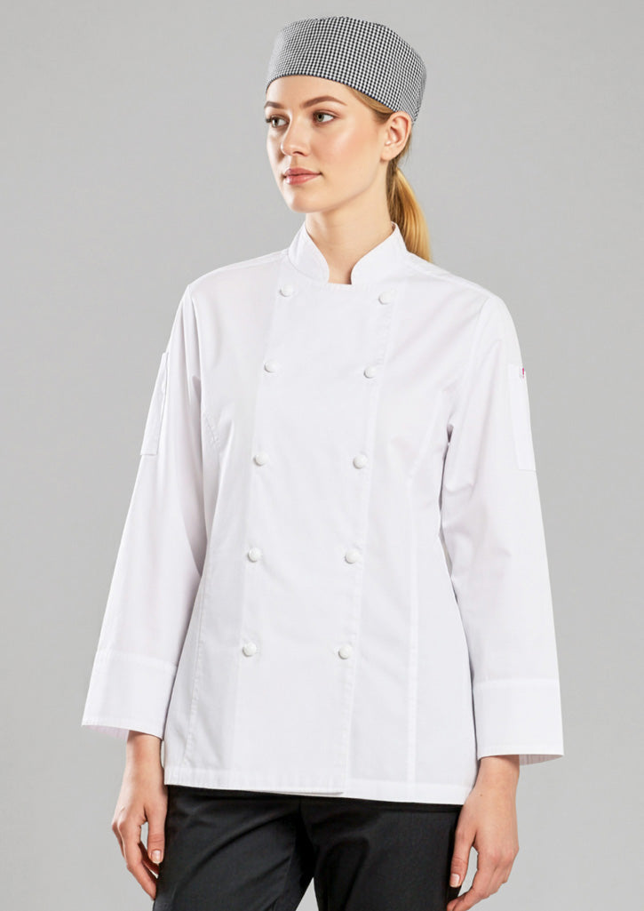 Gusto Womens Long Sleeve Chef Jacket-CH430LL-biz-collection-1