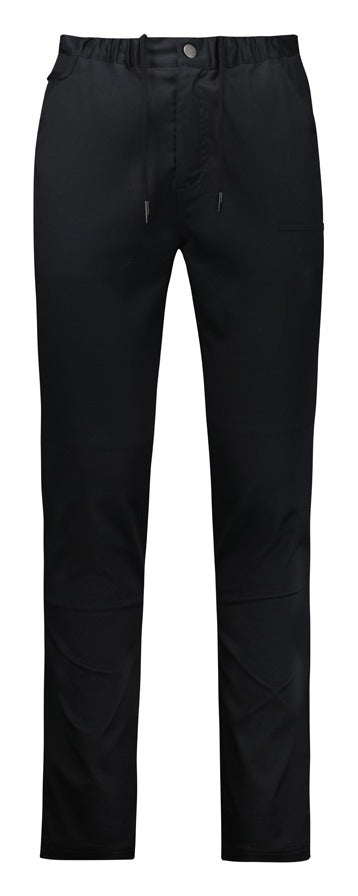 Saffron Mens Chef Flex Pant in Black