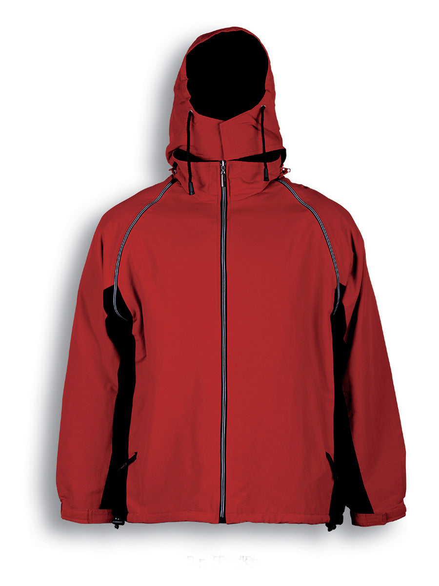 Unisex Adults Three In One Jacket in Red/Black