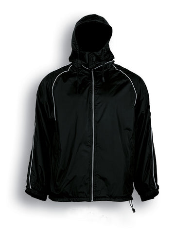 Unisex Adults Reversible Jacket in Black/Grey