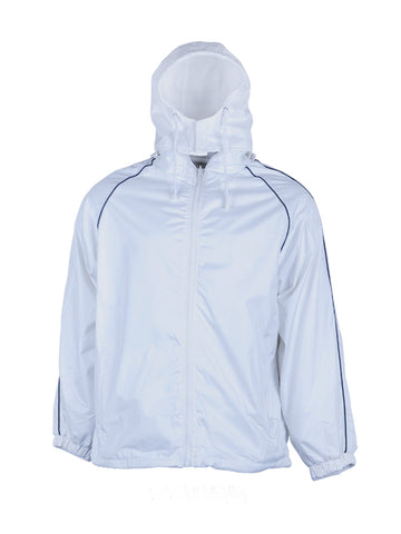 Unisex Adults Reversible Jacket in White/Navy