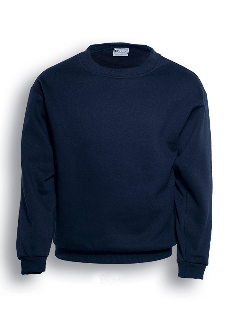 Unisex Adults Crew Neck Fleece in Navy