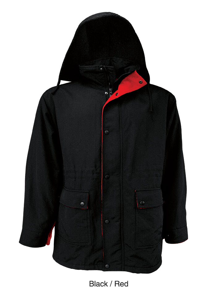 Unisex Adults Casual Wear Jacket in Black/Red