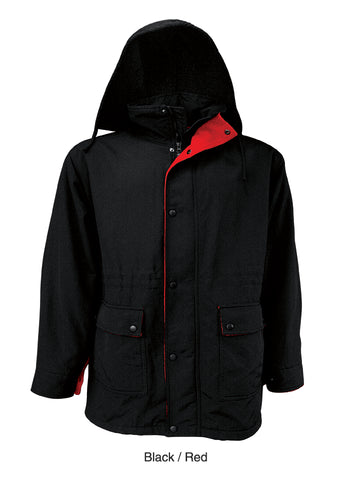 Unisex Adults Casual Wear Jacket in Black/Red