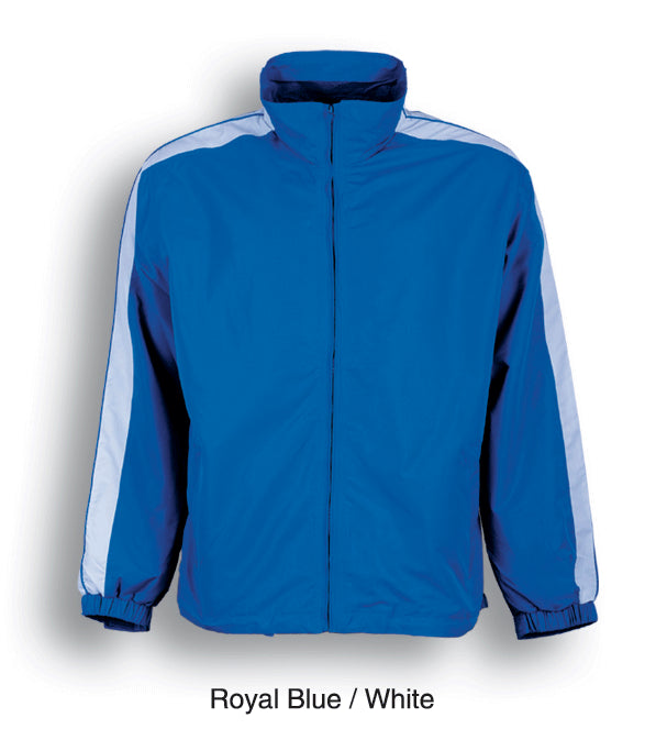 Unisex Adults Track Suit Jacket in Royal/White