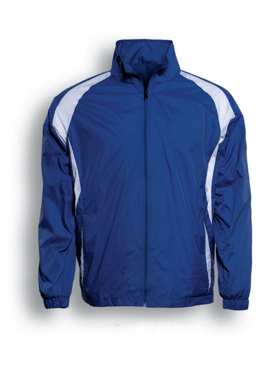 Unisex Adults Training Track Jacket in Royal/White