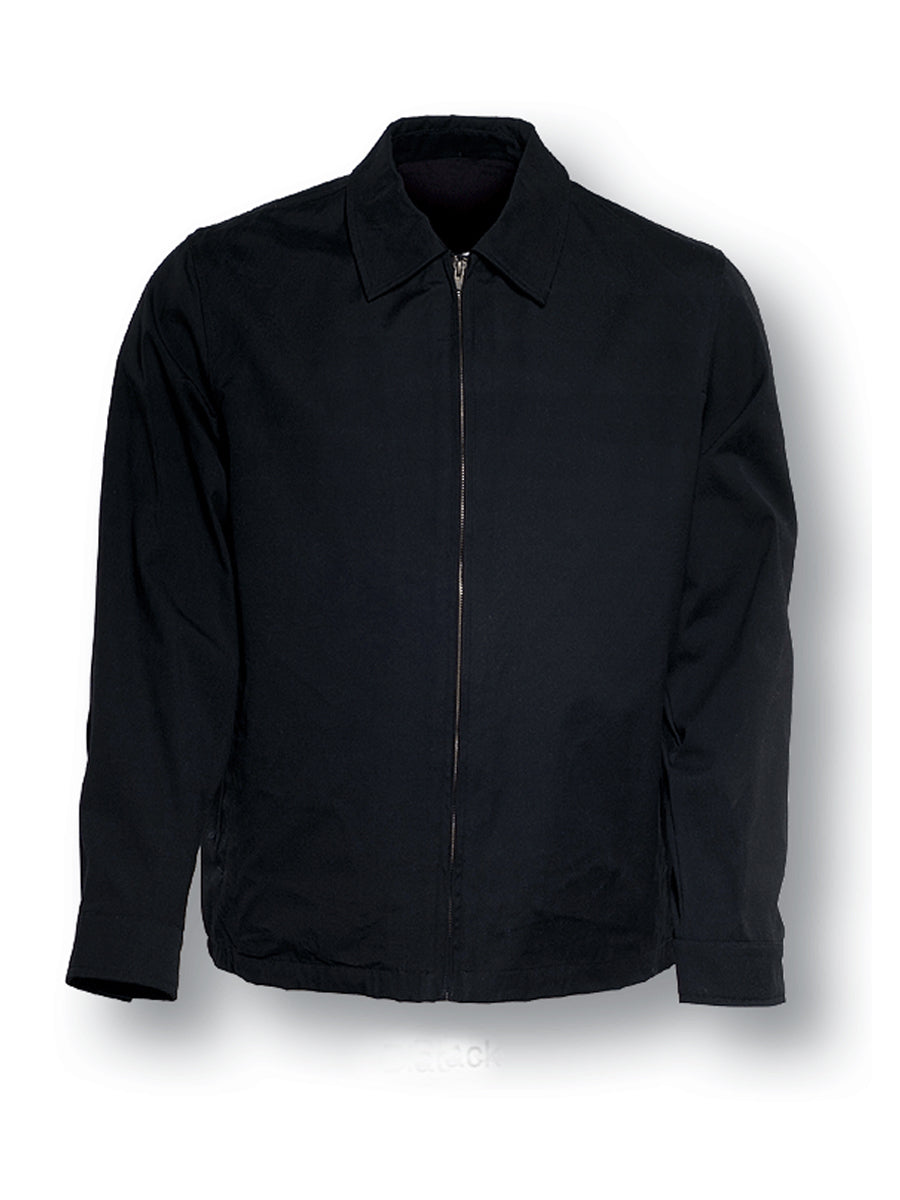Unisex Adults Canvas Jacket in Black