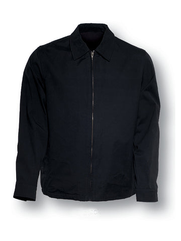 Unisex Adults Canvas Jacket in Black