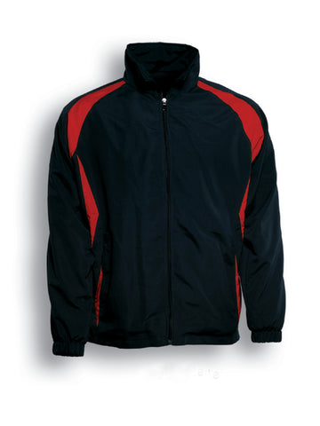Kids Training Track Jacket in Black/Red