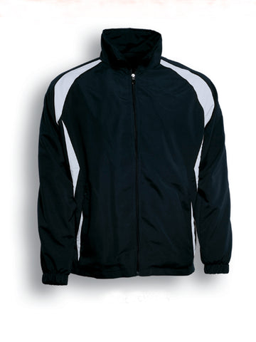 Kids Training Track Jacket in Black/White