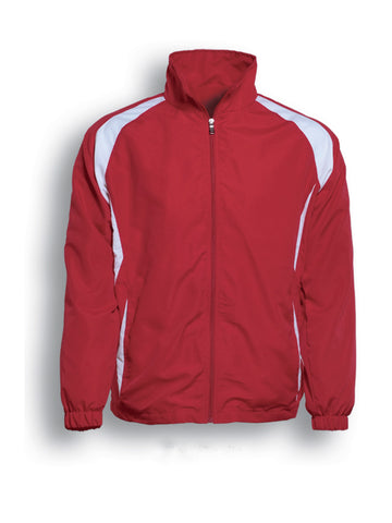 Kids Training Track Jacket in Red/White