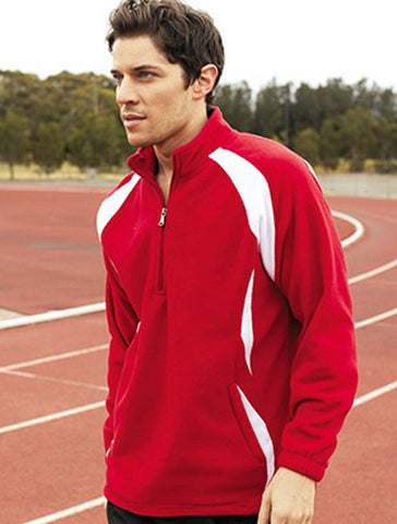 Unisex Adults 1/2 Zip Sports Pull Over Fleece, Bocini