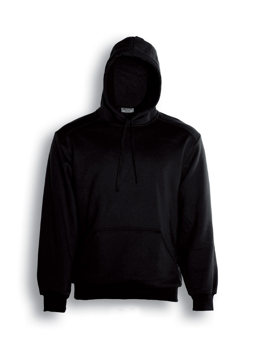 Unisex Adults Pull Over Hoodie in Black