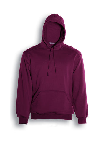 Unisex Adults Pull Over Hoodie in Maroon