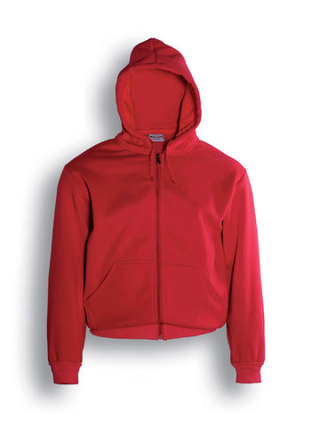 Kids Zip Through Fleece Hoodie in Red