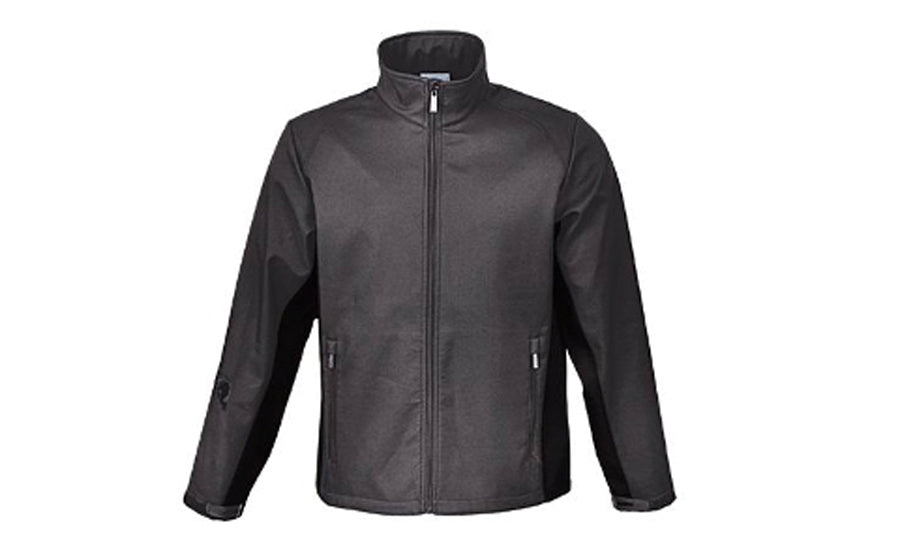 Mens Soft Shell Jacket in Charcoal/Black
