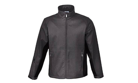 Mens Soft Shell Jacket in Charcoal/Black