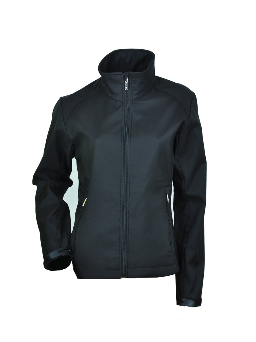 Ladies Soft Shell Jacket in Black