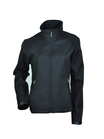 Ladies Soft Shell Jacket in Black