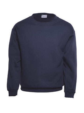 Kids Crew Neck Fleece in Navy