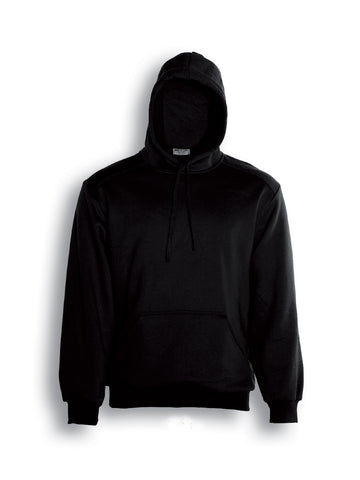 Unisex Adults Pull Over Hoodie in Black