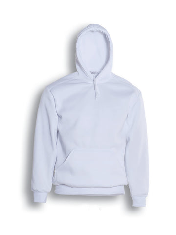 Kids Pull Over Hoodie in White