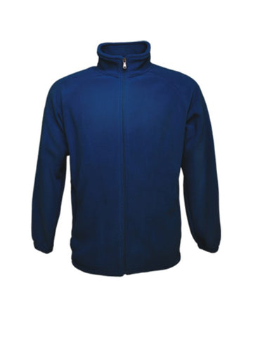 Kids Polar Fleece Zip Through Jacket in Navy