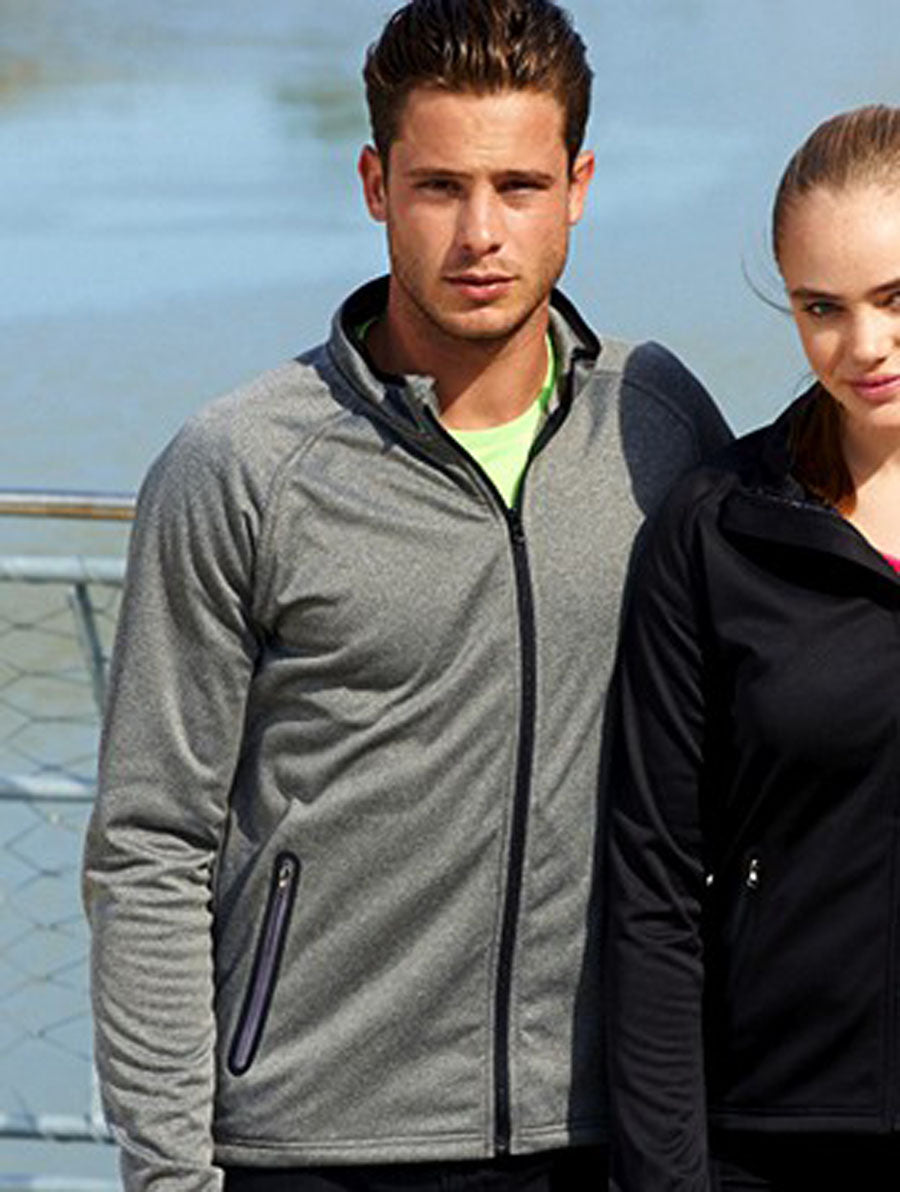 Mens Light Weight Fleece Zip Through Jacket, Bocini