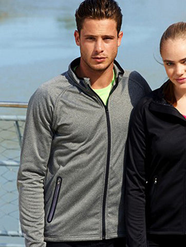Mens Light Weight Fleece Zip Through Jacket, Bocini