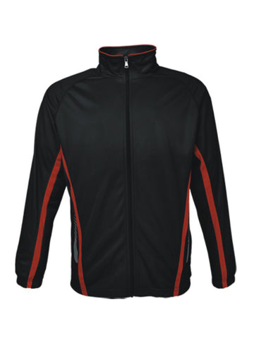 Unisex Adults Elite Sports Track Jacket in Black/Red